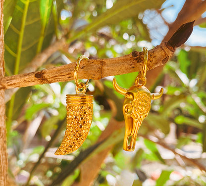 Aretes Golden Bull