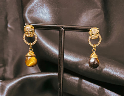 Boucles d'oreilles Panthère 